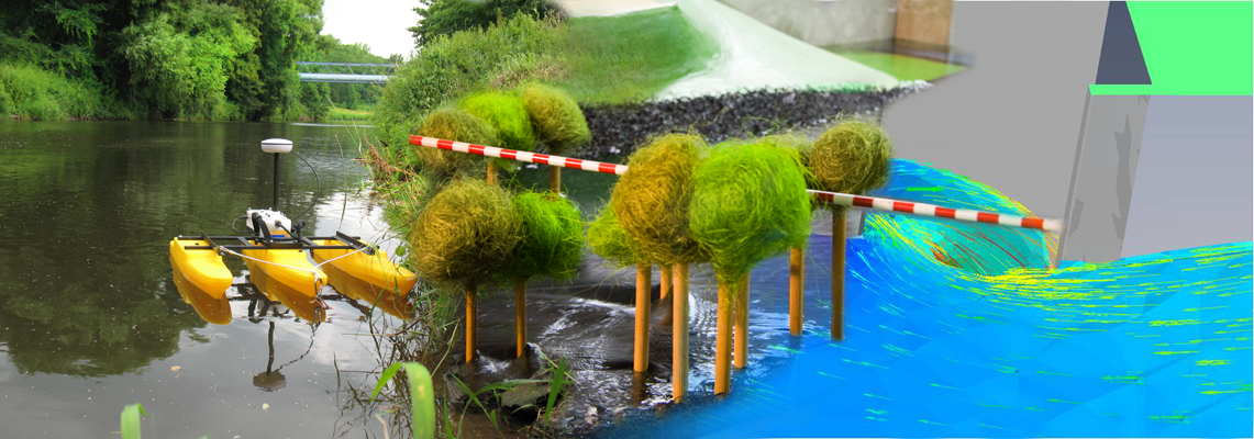 IWS Banner Leistungscollage IWS - Institut für Wasserbau und Siedlungswasserwirtschaft